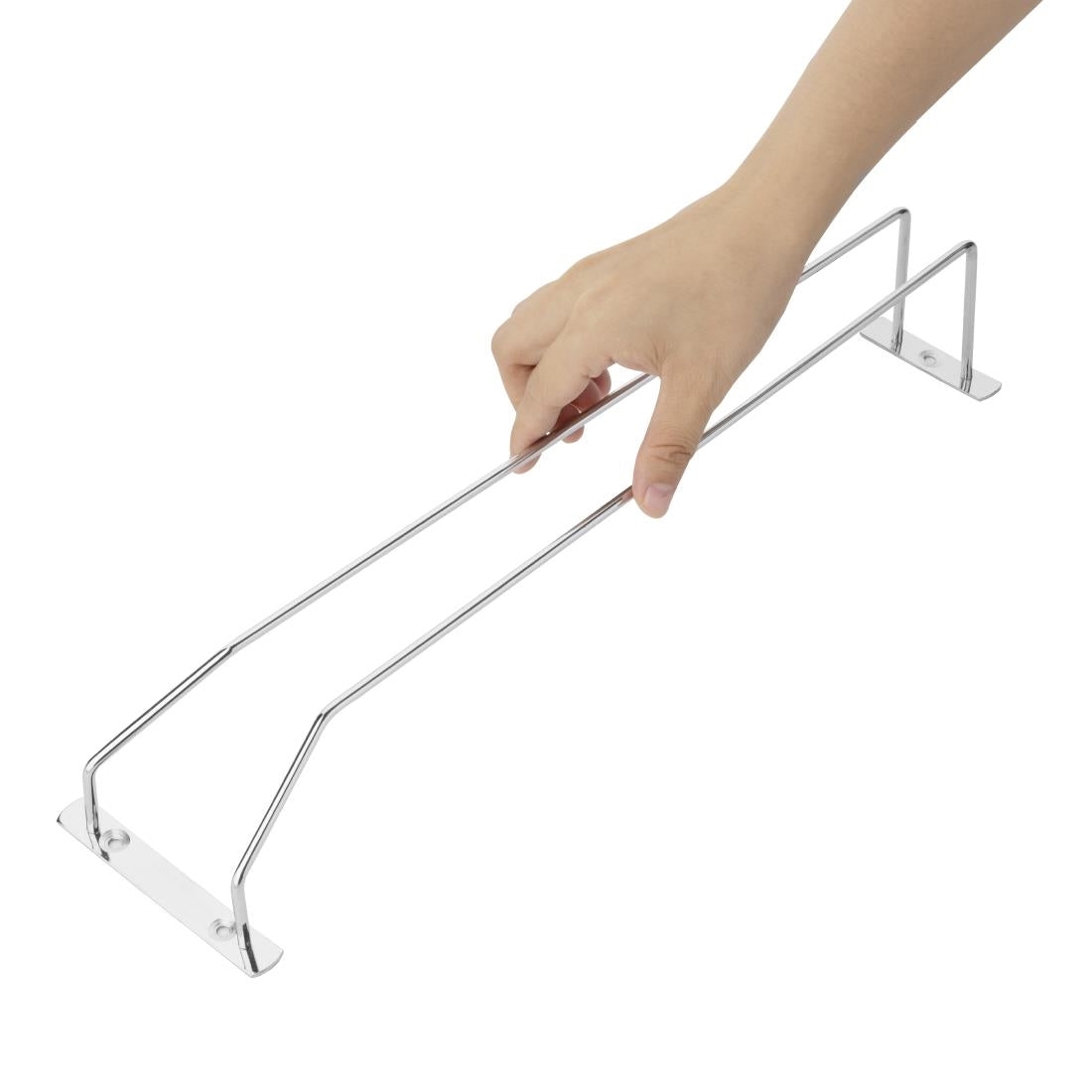 Olympia Wine Glass Rack Chrome 405mm - CE307
