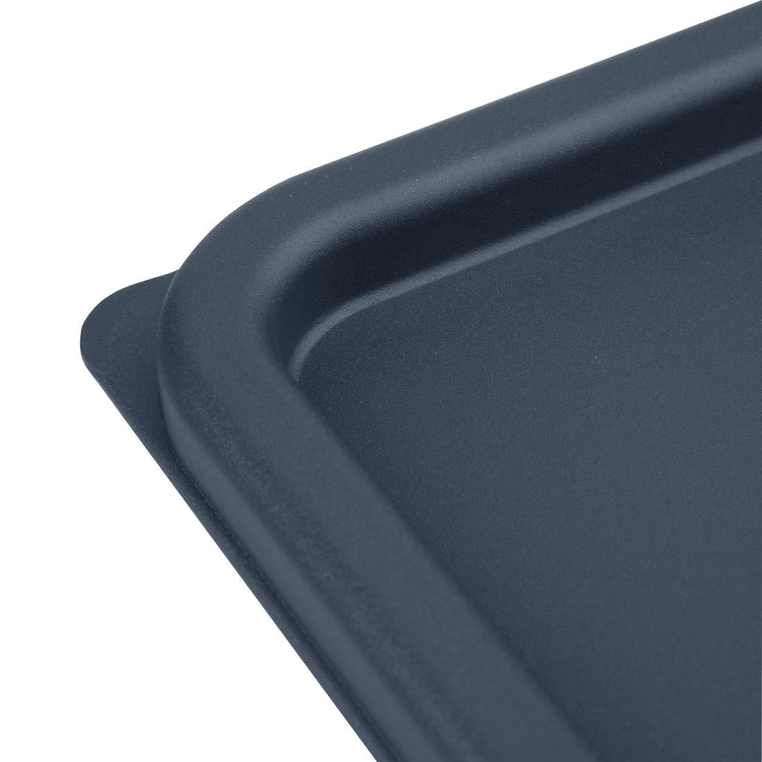 Hygiplas Blue Square Food Storage Container Lid Large - CF045