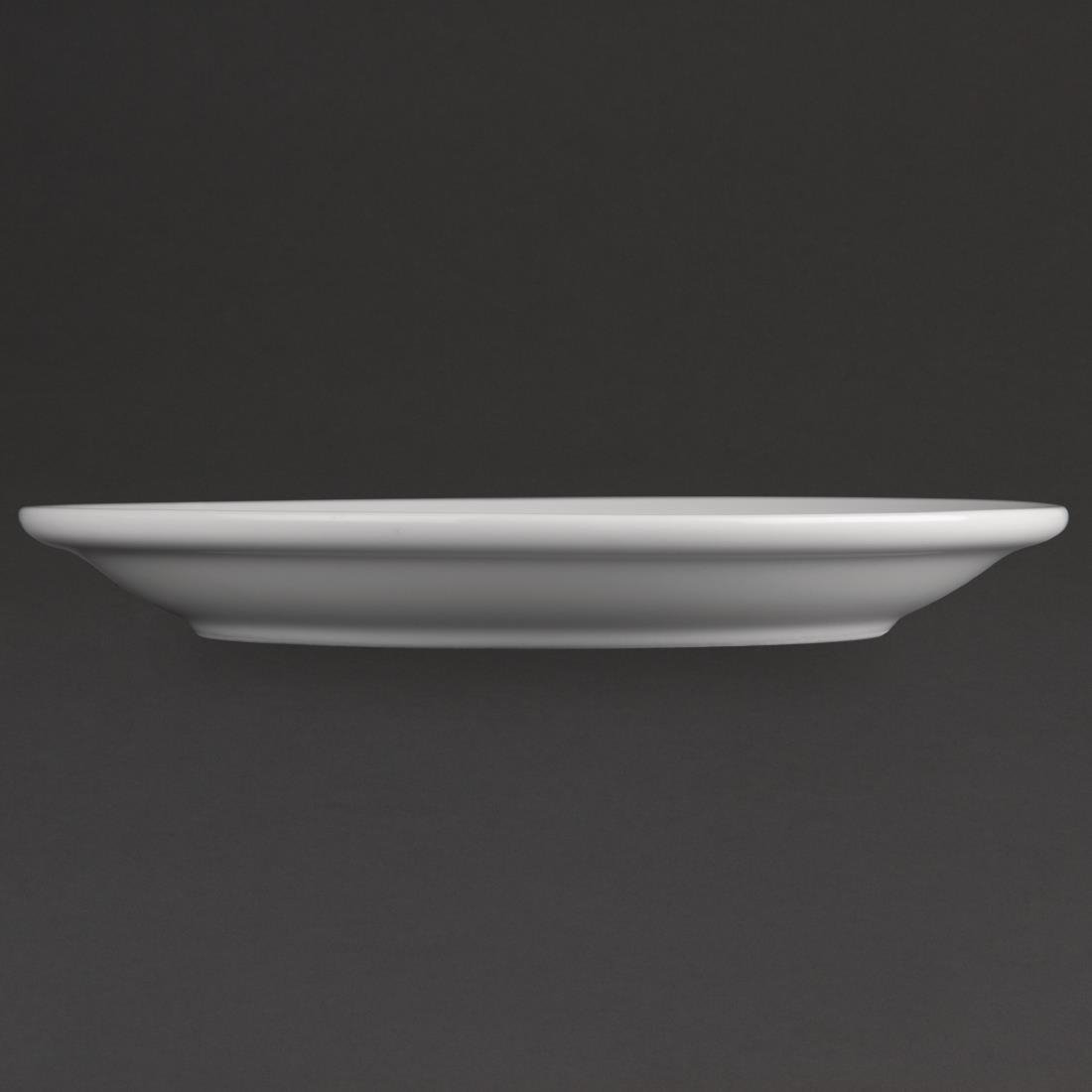 Bulk Buy Olympia Athena Narrow Rimmed Plates 165mm (36 Pack) - S751