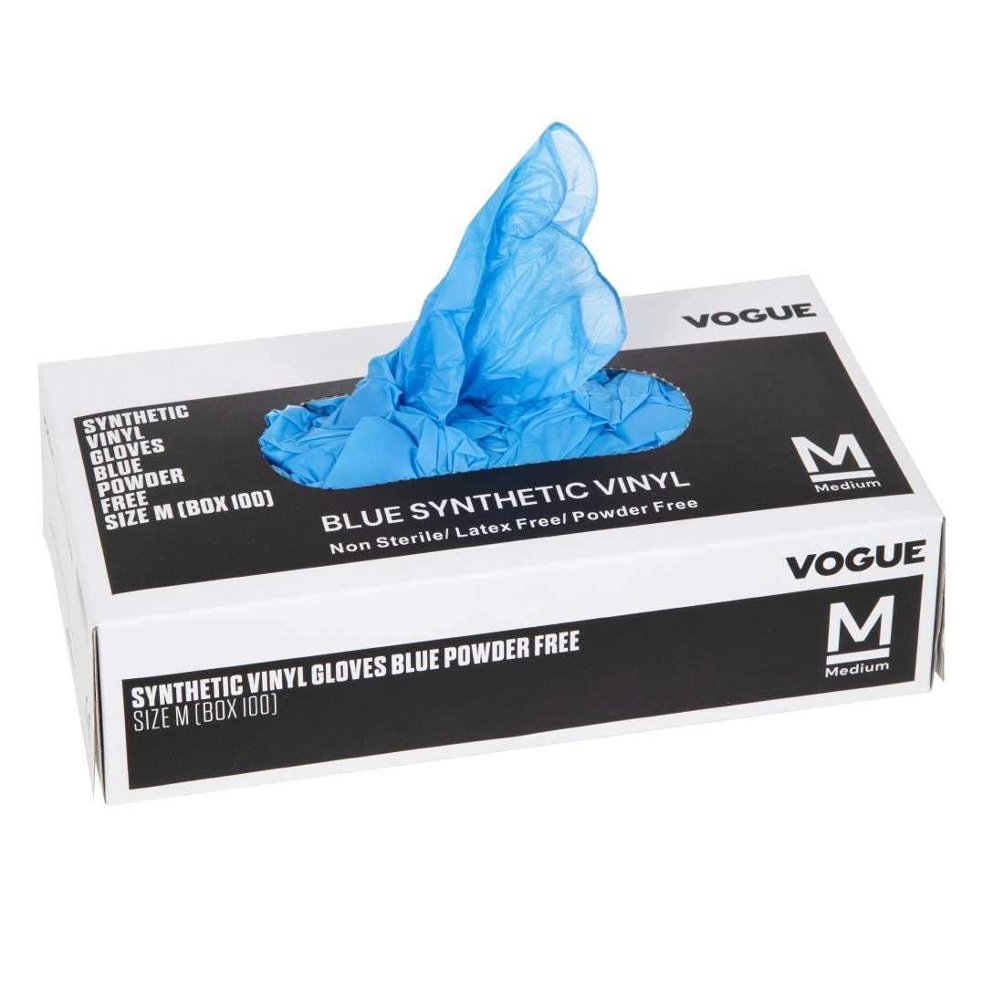 Vogue Powder Free Vinyl Gloves M - CF403-M