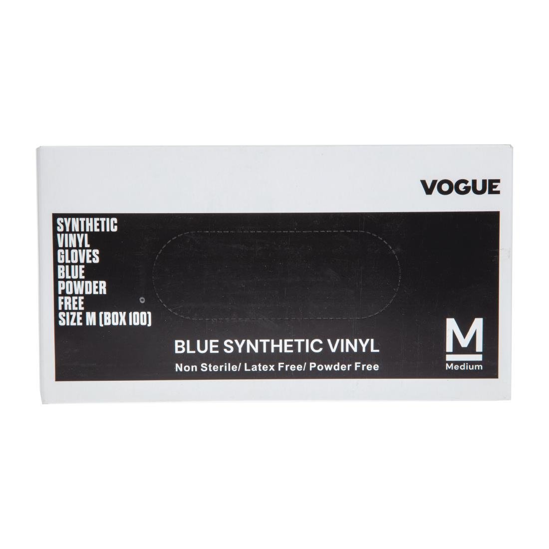 Vogue Powder Free Vinyl Gloves XL (Pack of 100) - CF403-XL