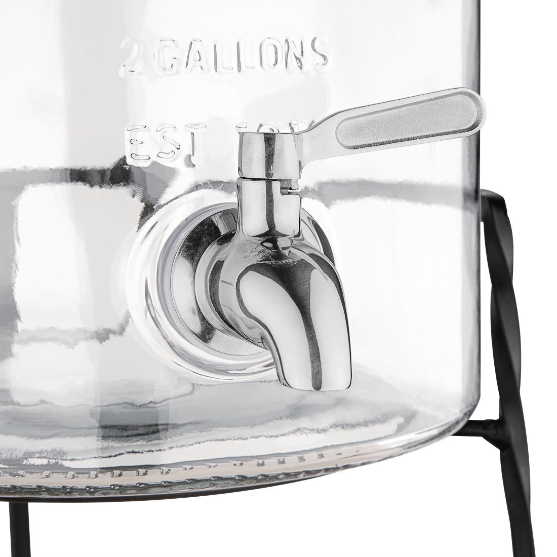 Olympia Nantucket Style Drink Dispenser with Wire Stand 8.5Ltr - CK939