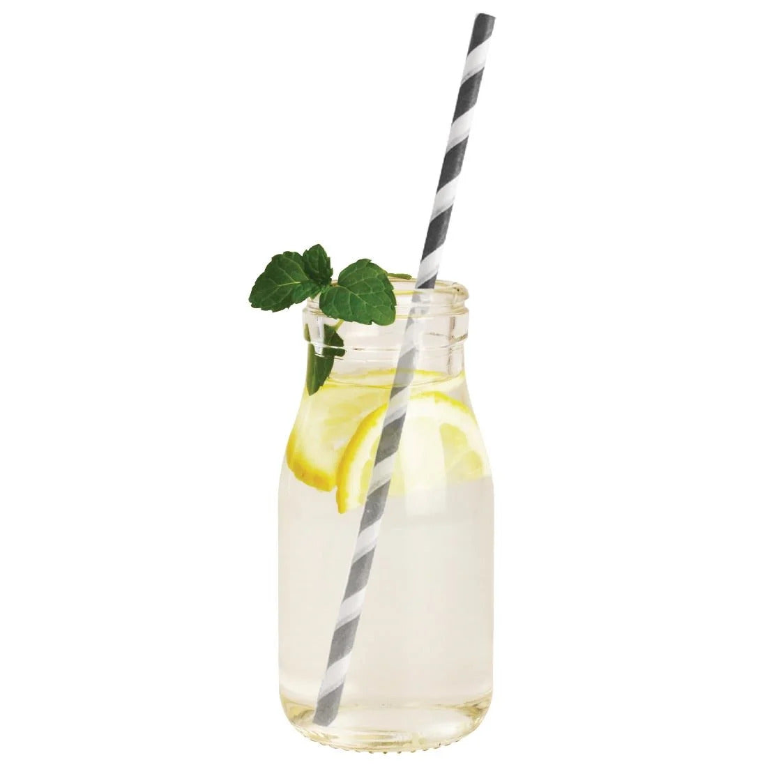 Olympia Glass Milk Bottles 200ml (Pack of 12) - CL141