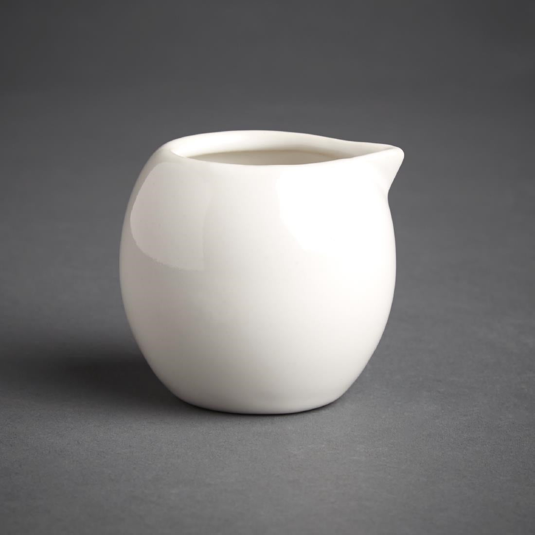 Olympia Cafe Milk Jug White - 70ml (Box 6) - CM754