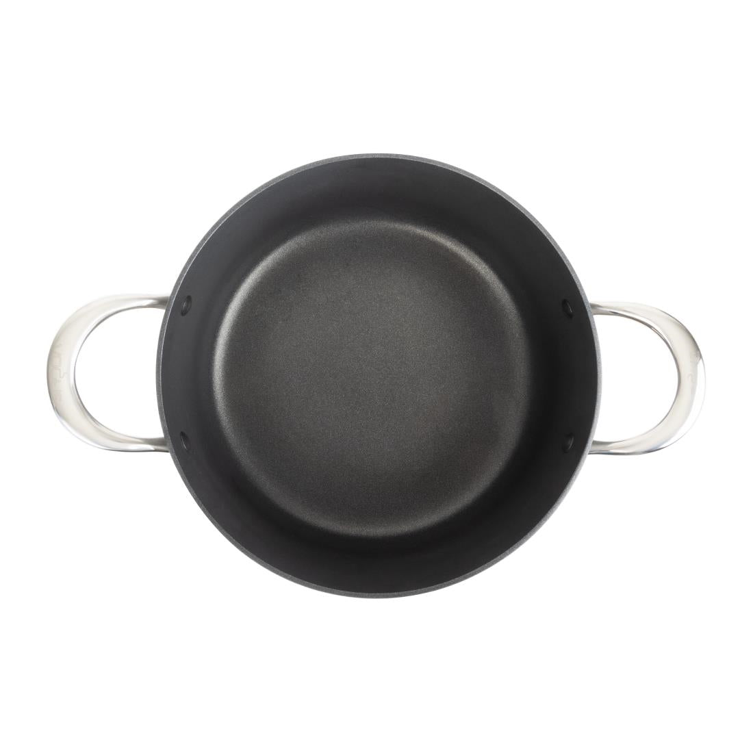 Vogue Anodised Aluminium Non-Stick Casserole Pan 240mm - CN950