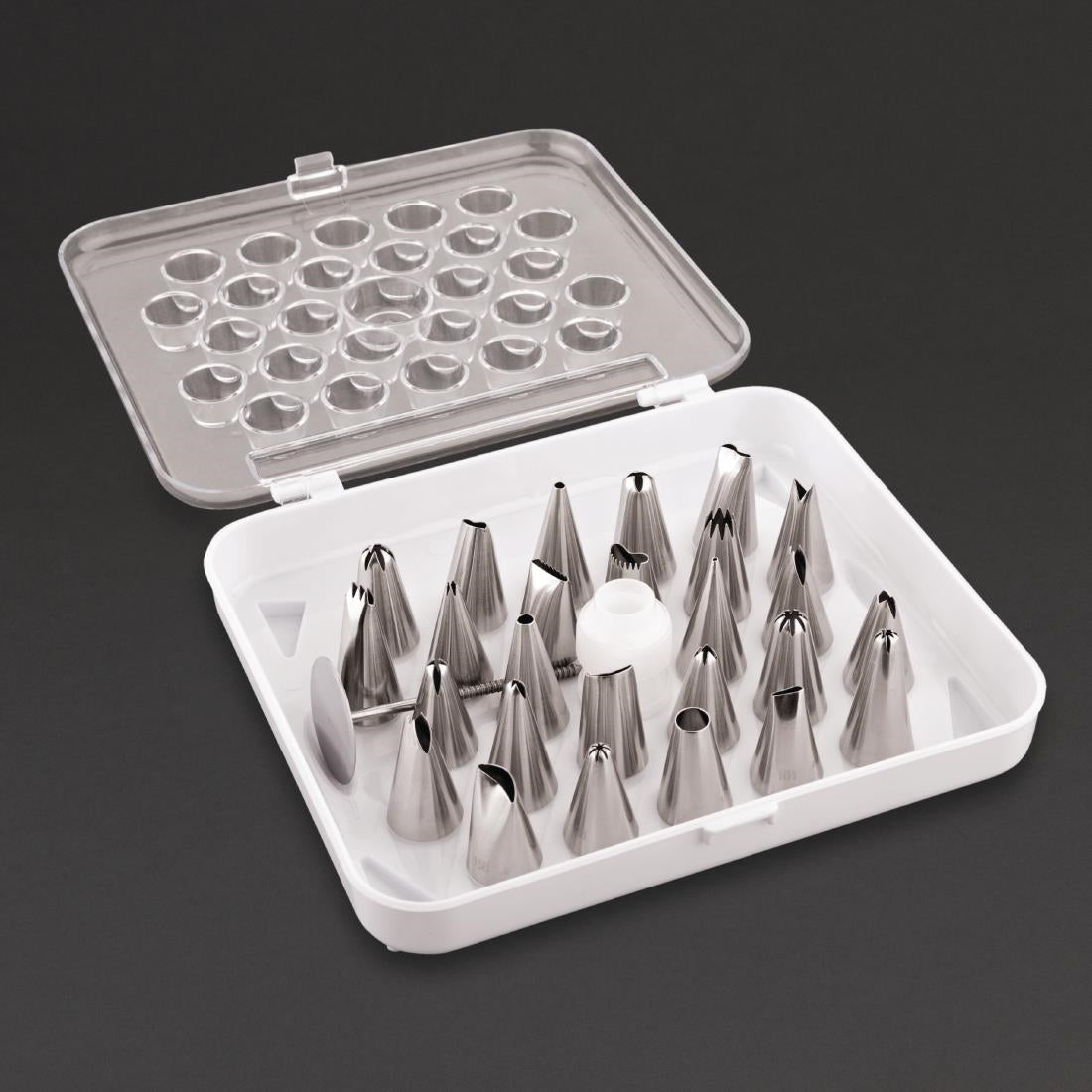 Vogue Cake Decorating 26 Assorted Piping Nozzles - CP107