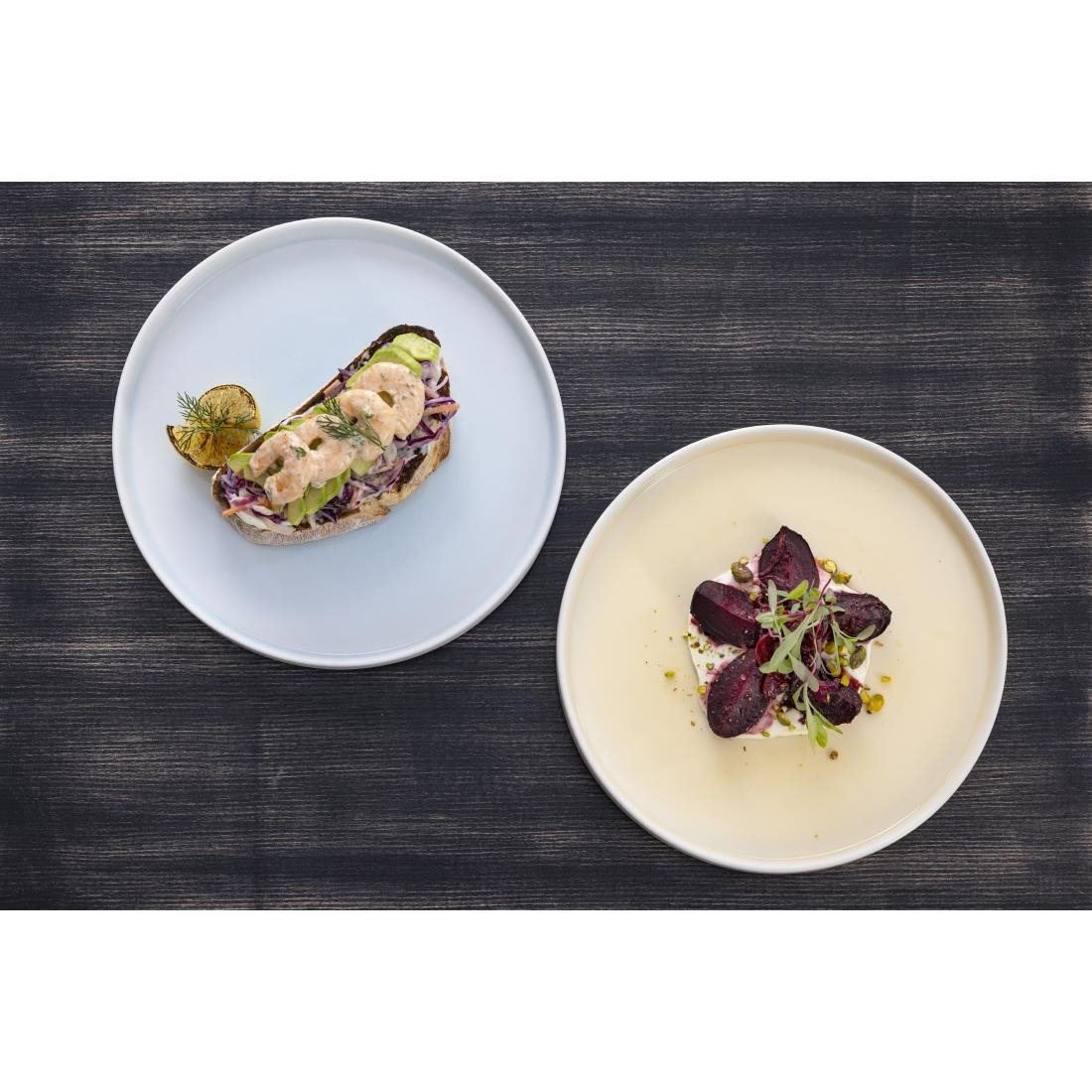 Olympia Fondant Plate Lemon - 270mm (4 Pack) - CU416