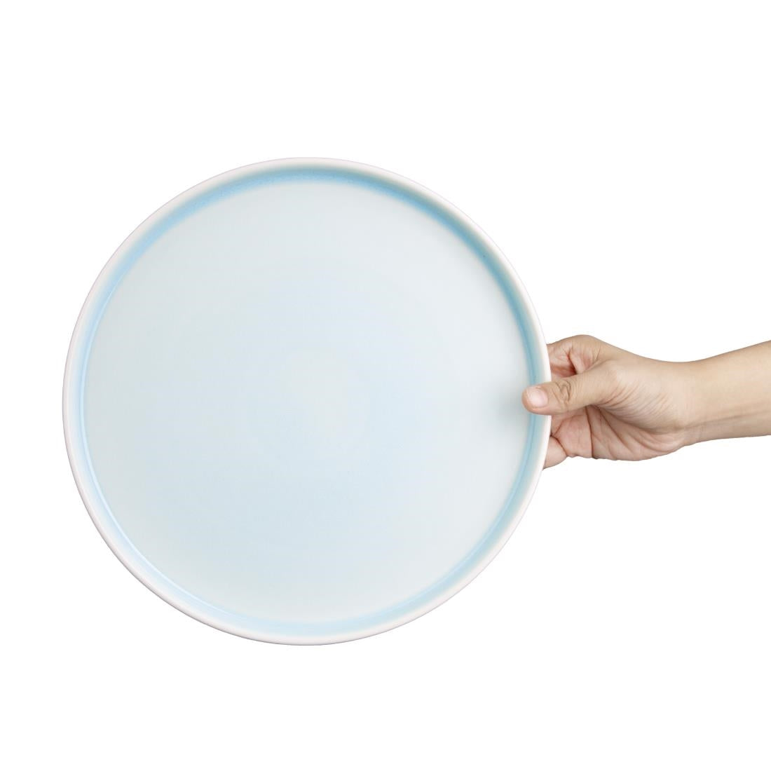 Olympia Fondant Plate Aqua - 270mm (4 Pack) - CU176
