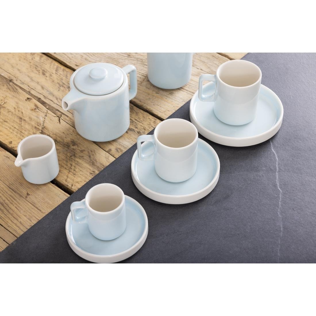 Olympia Fondant Saucer Aqua - 115mm for CU182 (6 Pack) - CU183