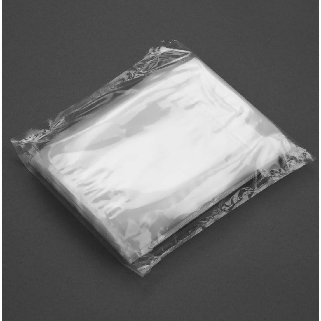 Vogue Clear Bags for Sealer/Chamber Vac Pack use - 150x200mm (Pack 100) - CU383