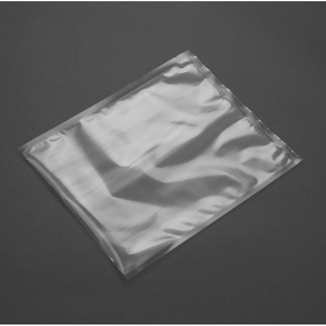 Vogue Clear Bags for Sealer/Chamber Vac Pack use - 250x300mm (Pack 100) - CU389
