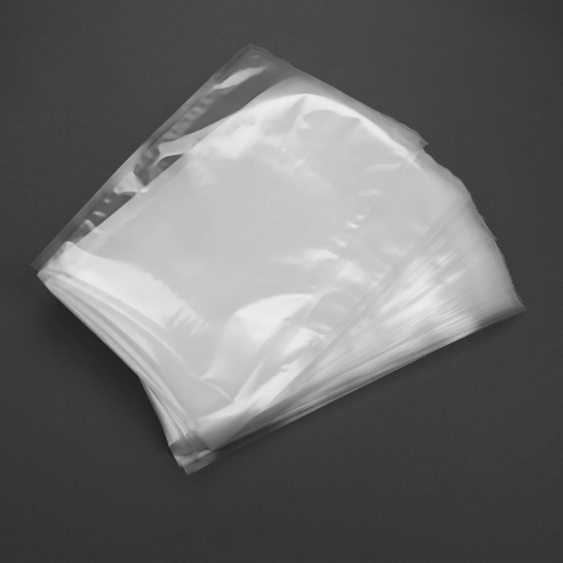Vogue Clear Bags for Sealer/Chamber Vac Pack use - 250x400mm (Pack 100) - CU390
