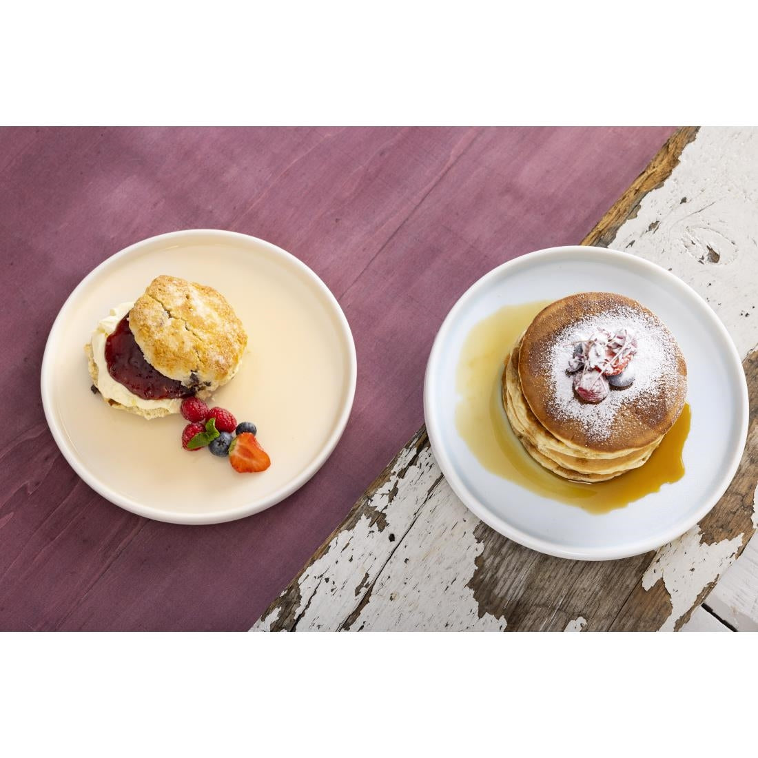 Olympia Fondant Plate Lemon - 215mm (6 Pack) - CU415