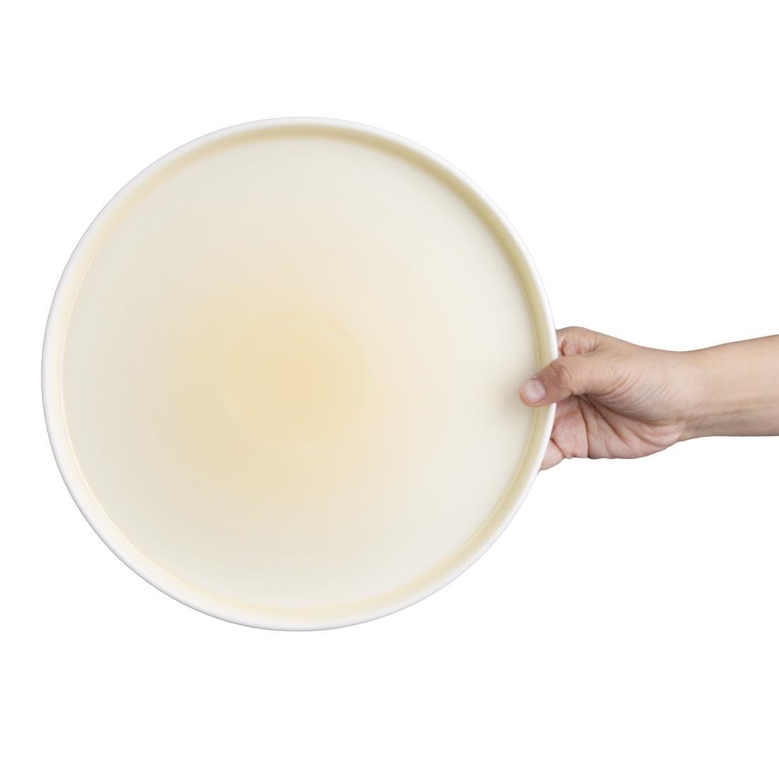 Olympia Fondant Plate Lemon - 270mm (4 Pack) - CU416
