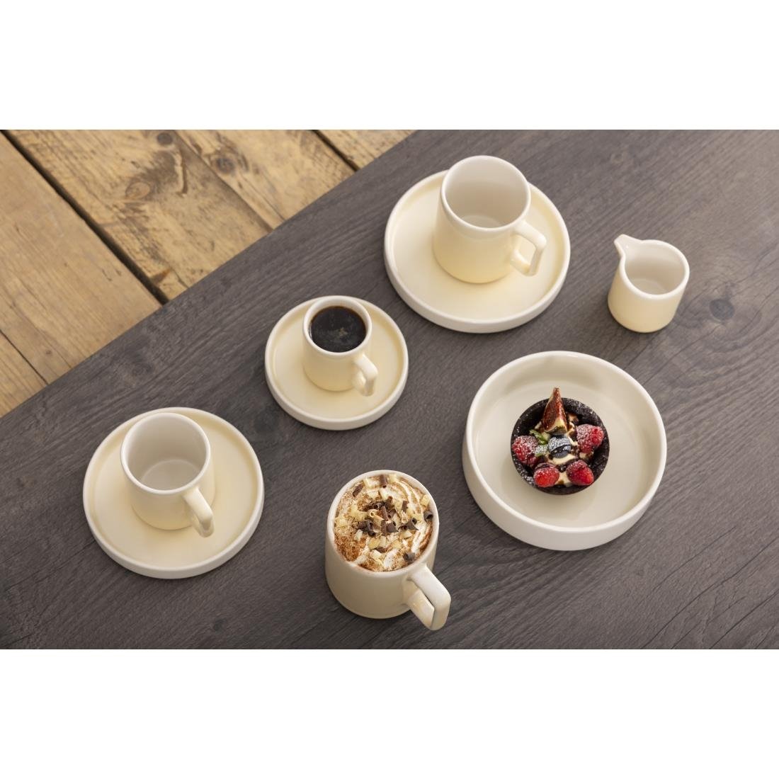 Olympia Fondant Cup Lemon - 230ml (6 Pack) - CU426