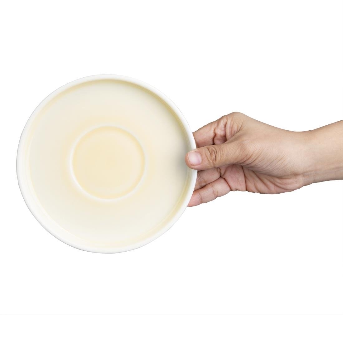 Olympia Fondant Saucers Lemon 155mm for CU426 (6 Pack) - CU427