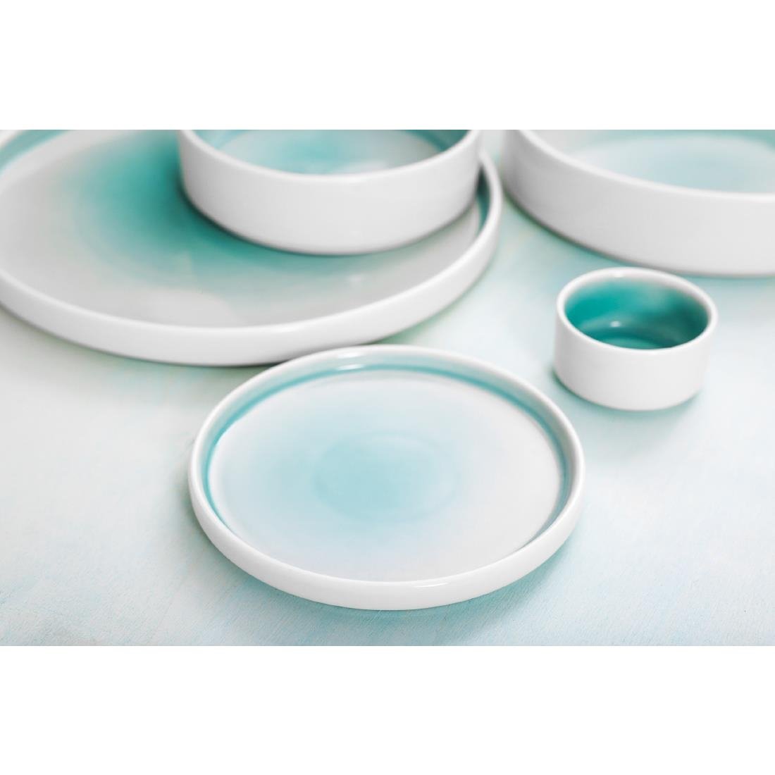 Olympia Fondant Plates Mint 156mm (6 Pack) - CU429