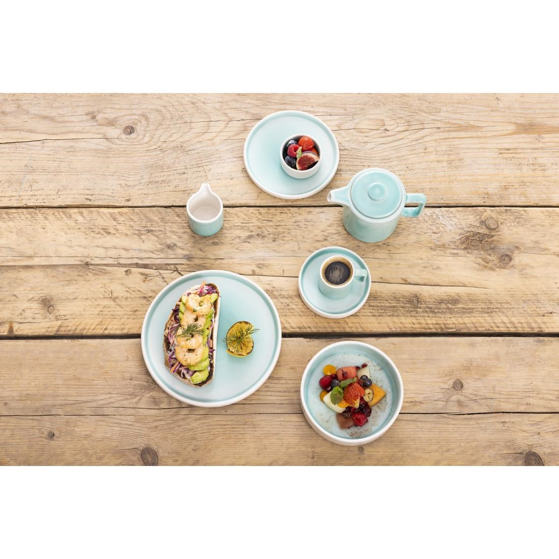 Olympia Fondant Plate Mint - 215mm (6 Pack) - CU433