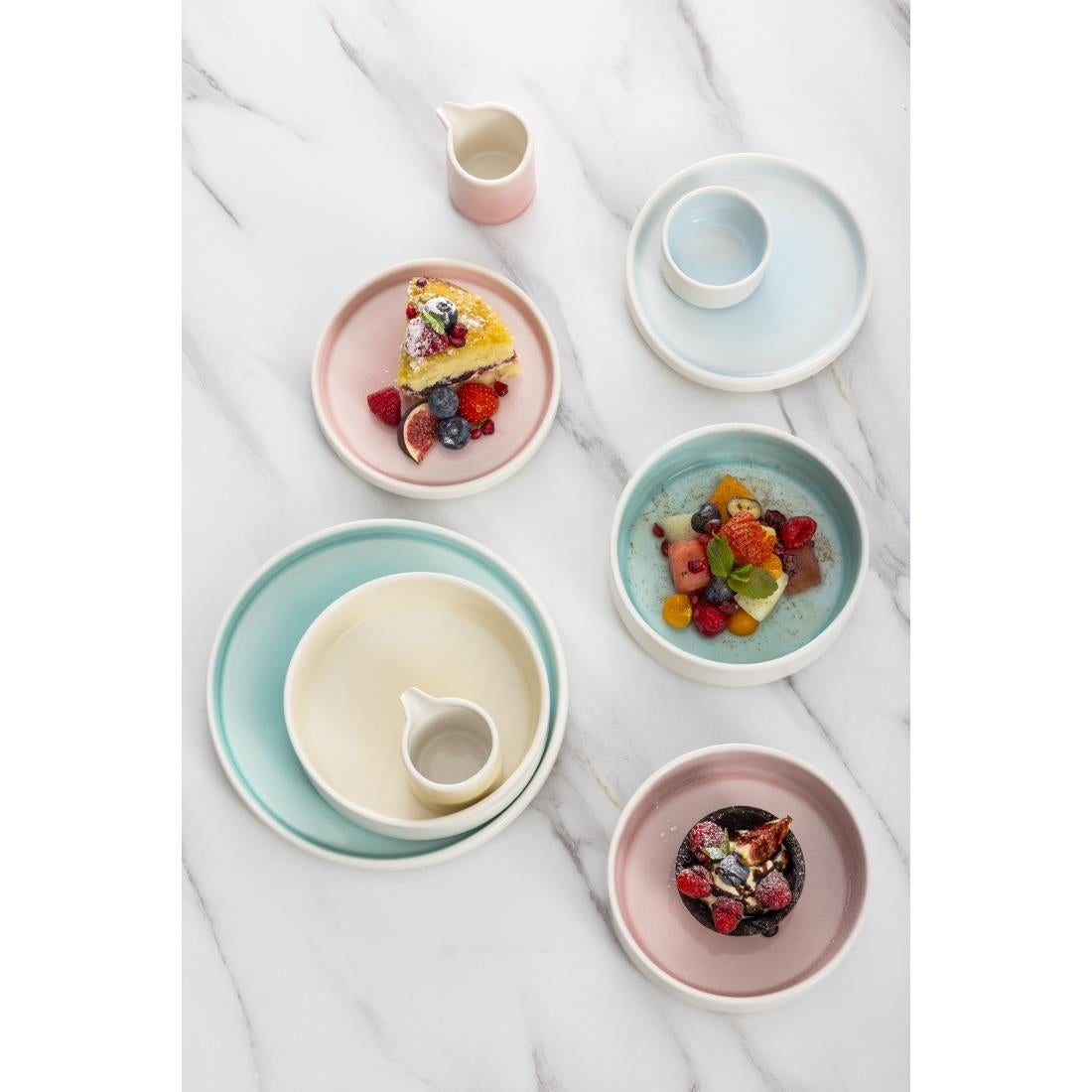 Olympia Fondant Bowl Lemon - 215mm (4 Pack) - CU414