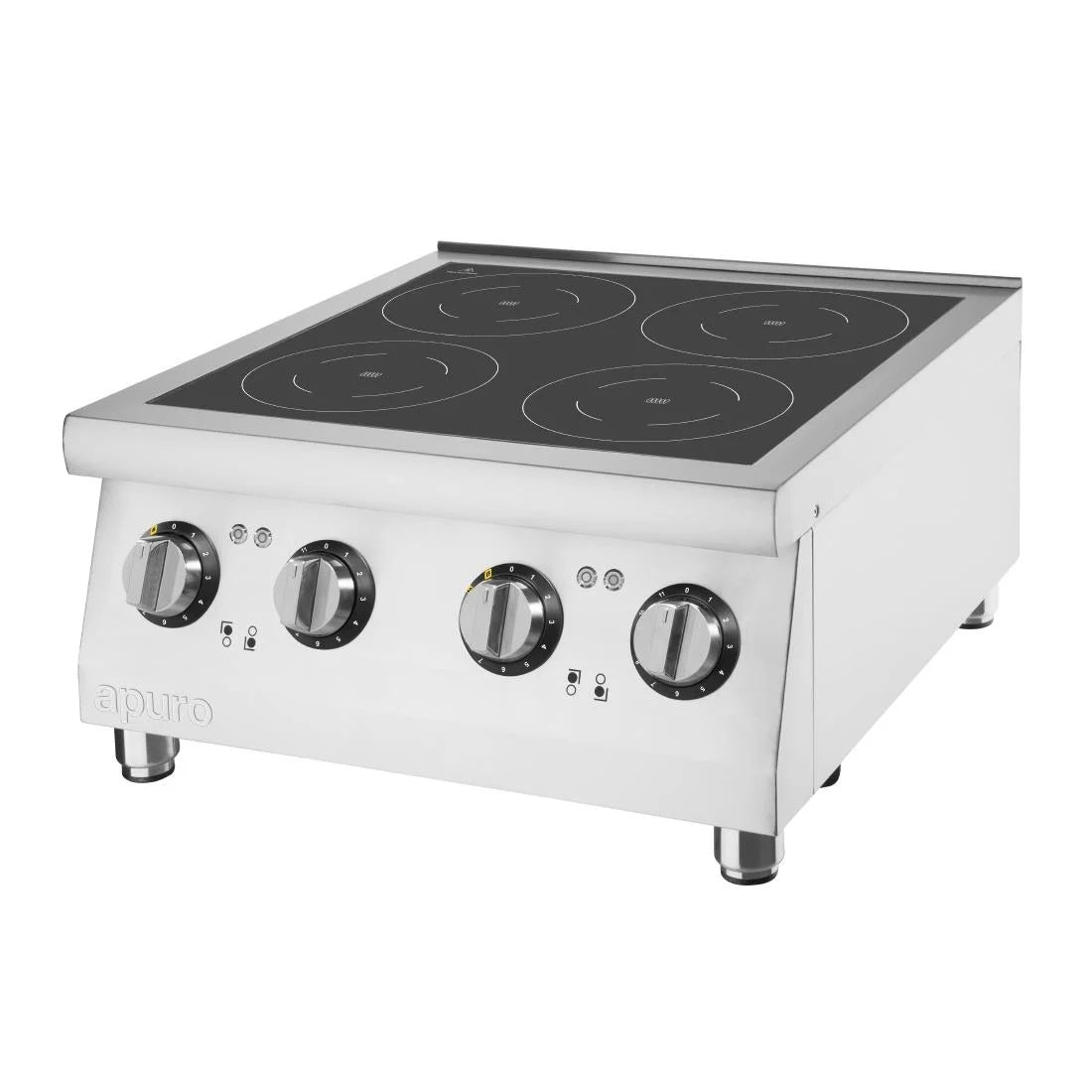 Apuro 4 Zone Induction Hob 2 x 3kW - CU558-A