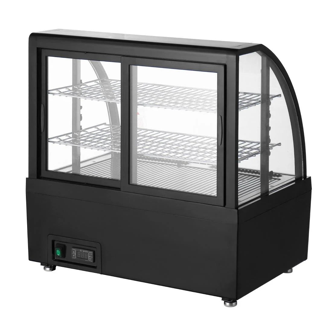 Polar C-Series Countertop Display Fridge Black - 100Ltr - CU636-A