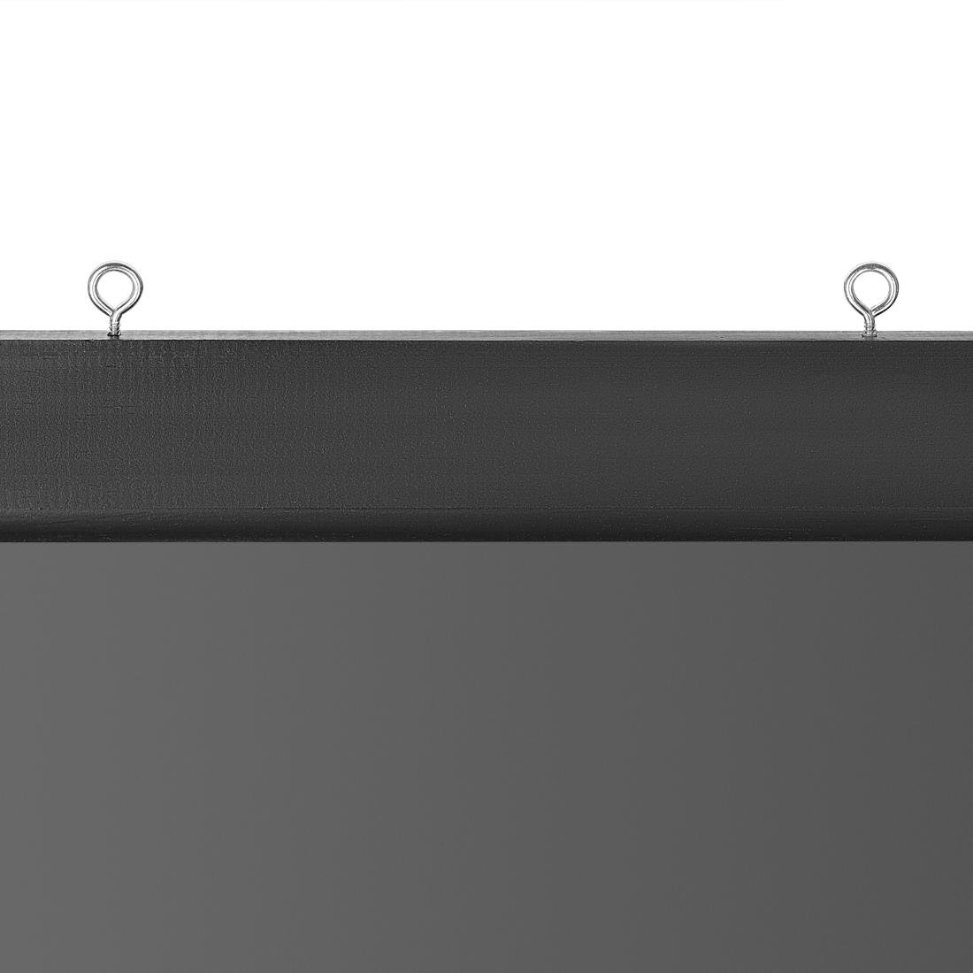 Olympia Wallboard Black Wooden Frame 600x800mm - CU991