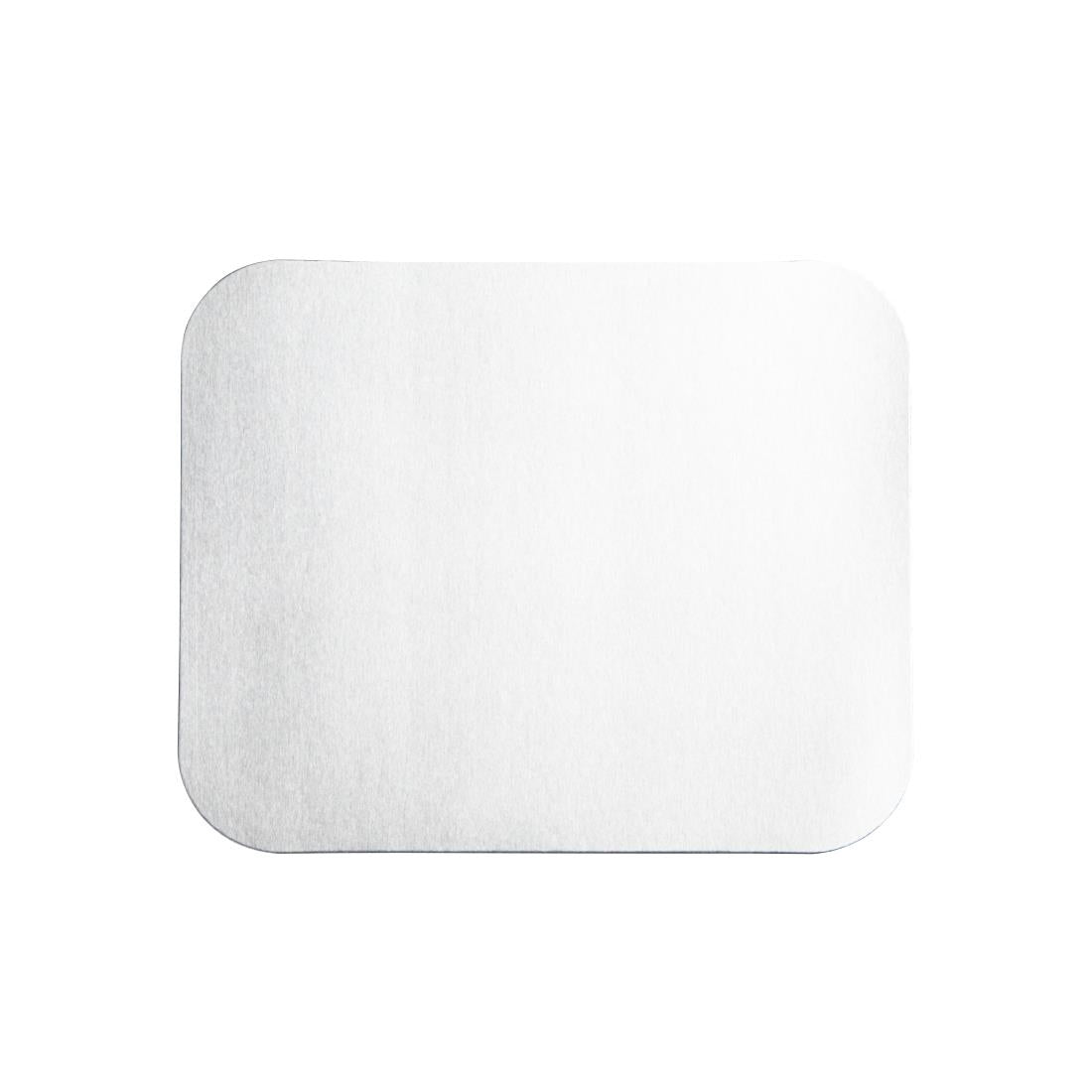 Waxed Lids for Fiesta Recyclable Medium Foil Containers (Pack of 500) - DA087