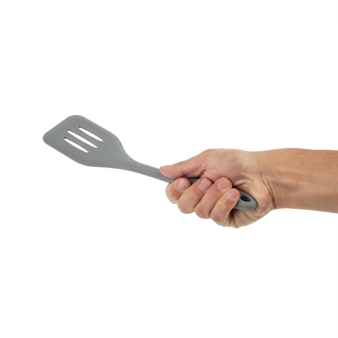 Vogue Silicone High Heat Flexible Slotted Turner 295mm - DA524