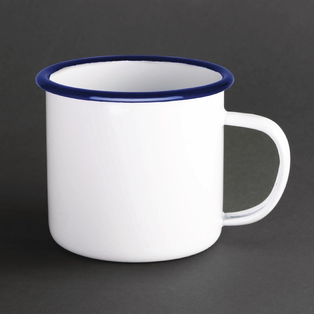 Olympia Large Enamel Soup Mug 670ml - DC398