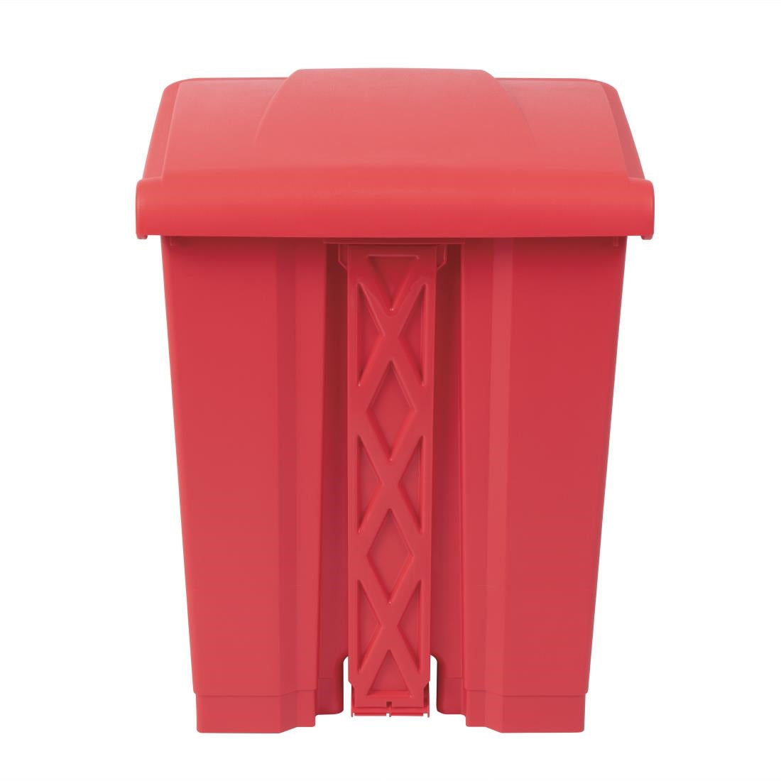 Jantex Kitchen Pedal Bin Red 65Ltr - DC710