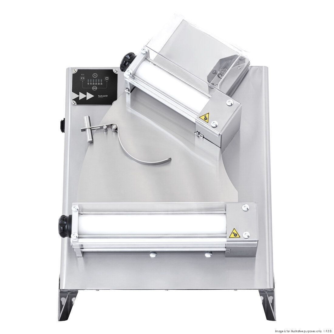 BakerMAX Prismafood Pizza Dough Roller - DSAT420