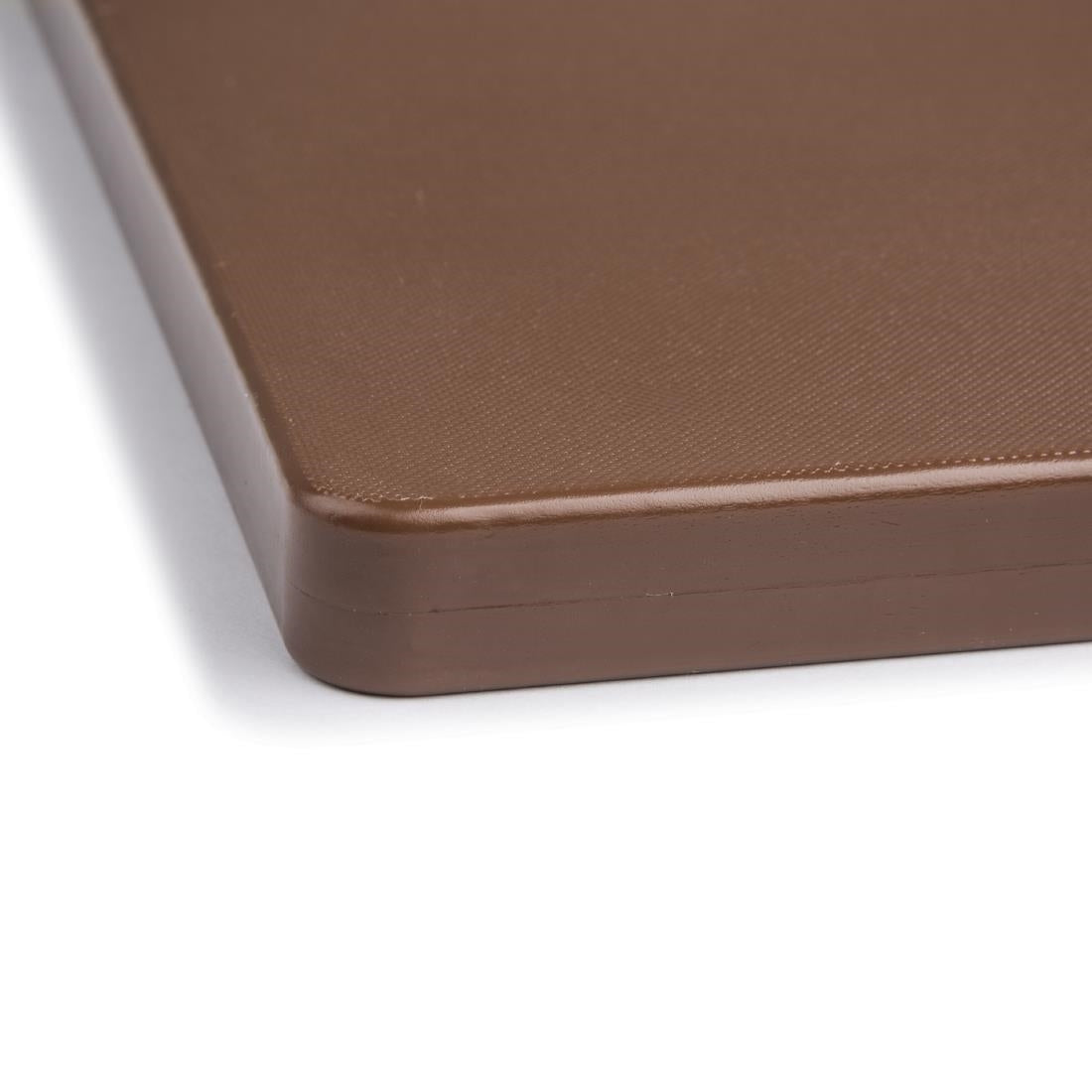 Hygiplas Extra Thick Low Density Chopping Board Brown - 450x300x20mm - DM003