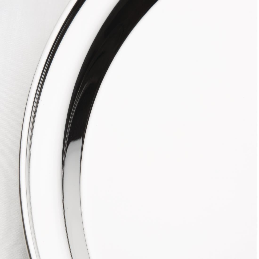 Olympia Stainless Steel Round Serving Tray 405mm - DM194