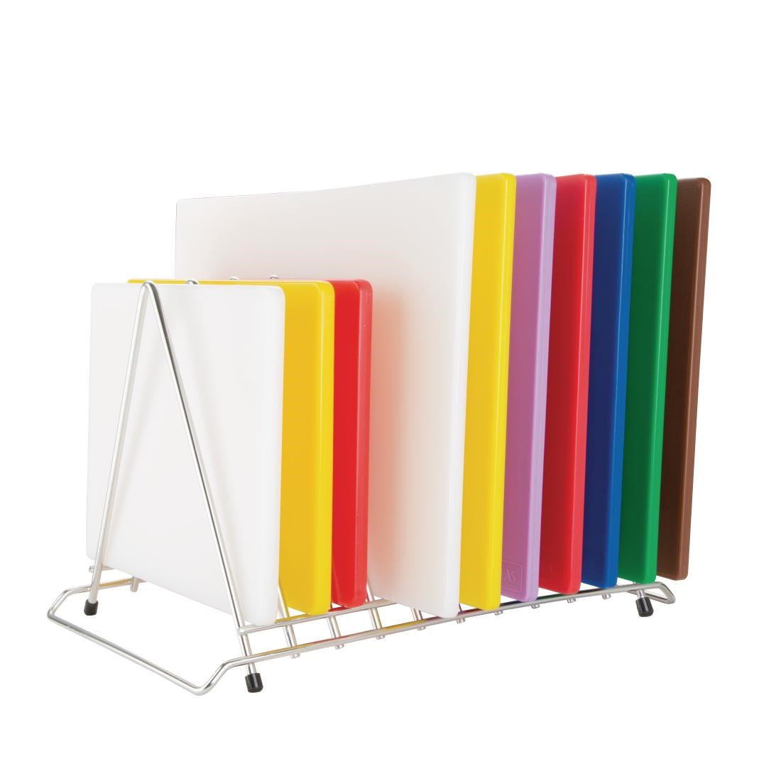 Hygiplas Heavy Duty Chopping Board Rack Stainless Steel 10 slots - DP037
