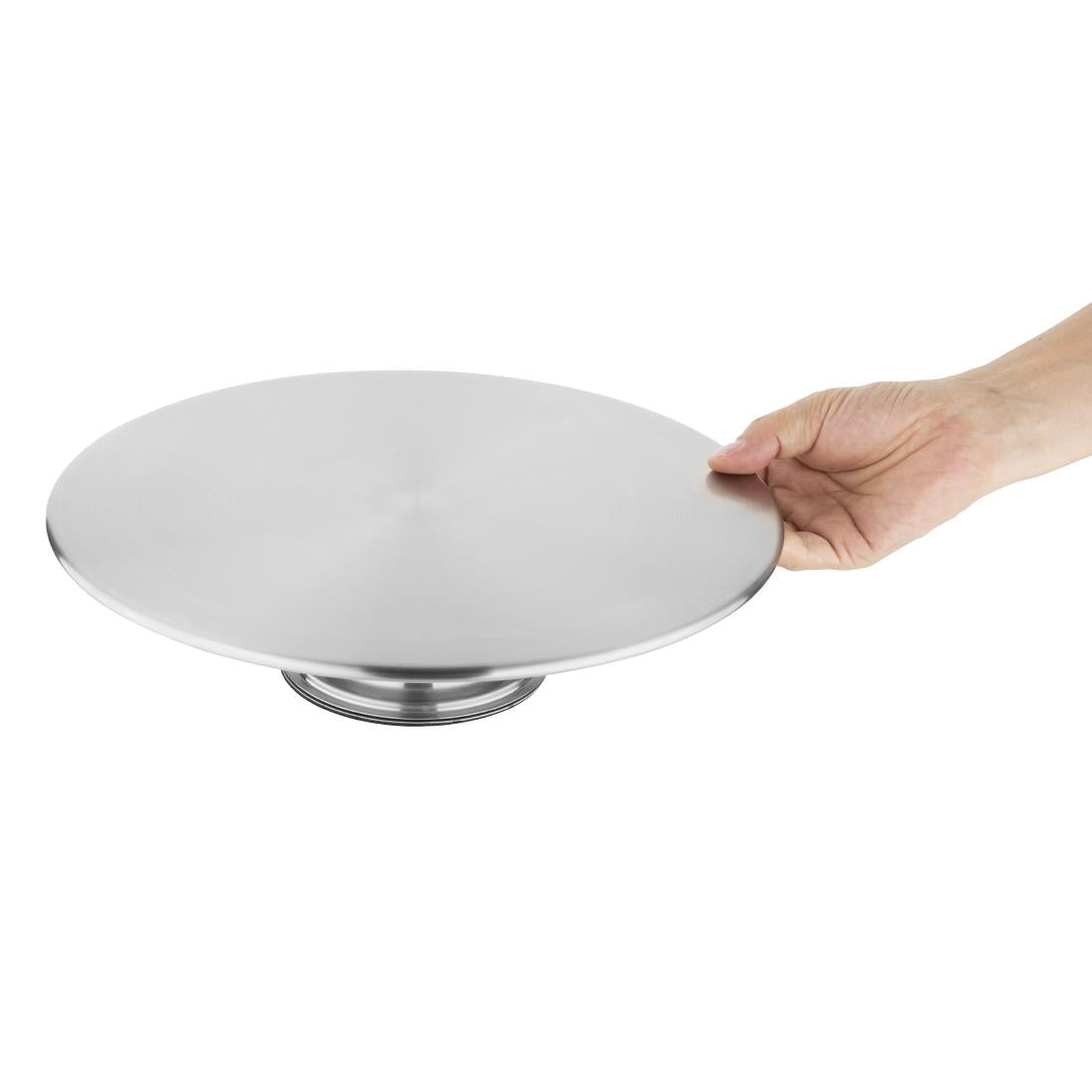 Vogue St/St Rotating Cake Stand 30cm - DP238