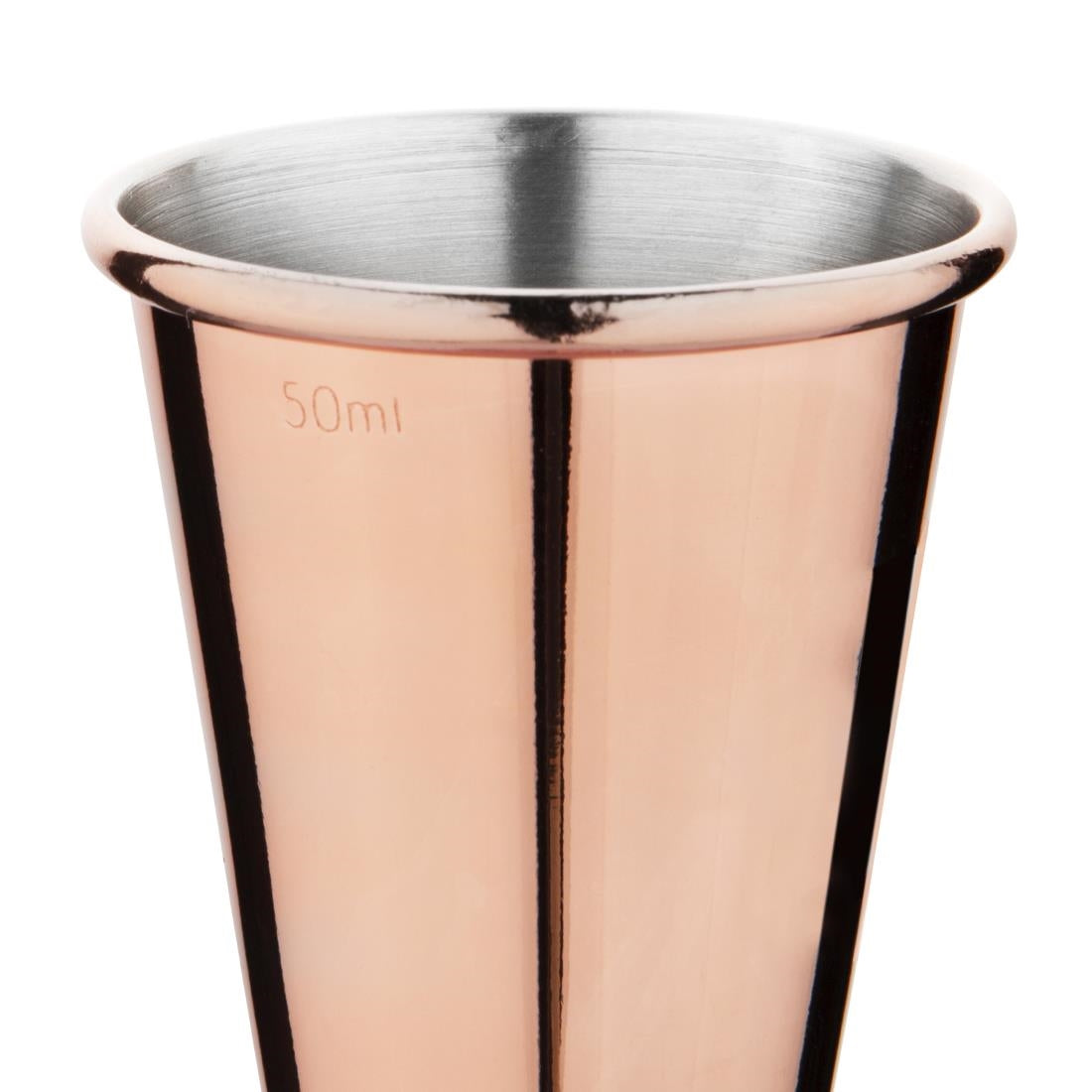 Olympia Banded Copper Jigger 25/50ml - DR606