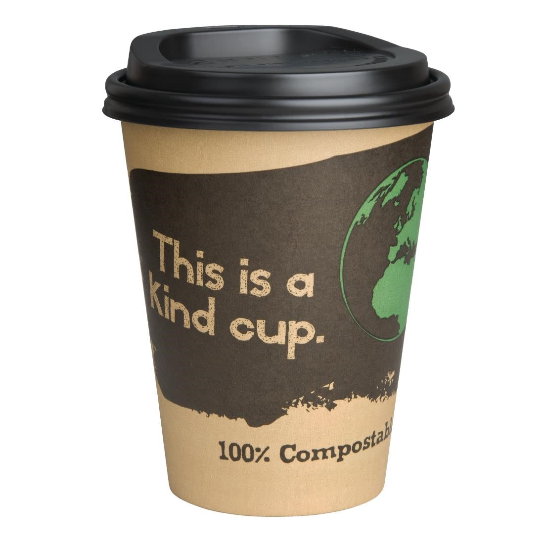 Fiesta Compostable Hot Cups Single Wall 340ml Pack of 1000 - DS058