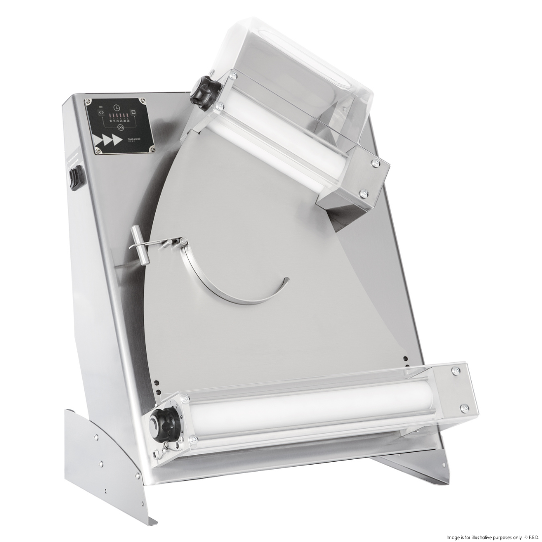 BakerMax Prismafood Pizza Dough Roller