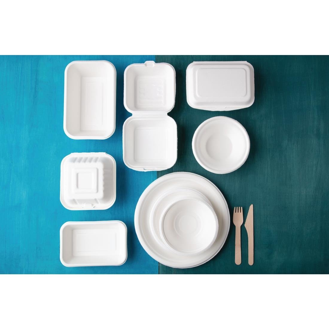 Fiesta Compostable Hinged Container 149mm - DW246