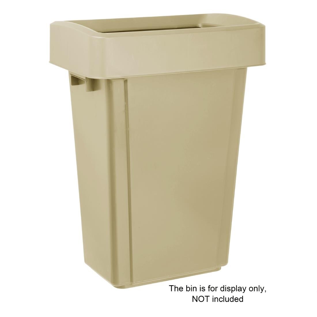 Jantex 60/80ltr Slim Bin Lid Beige - DX967