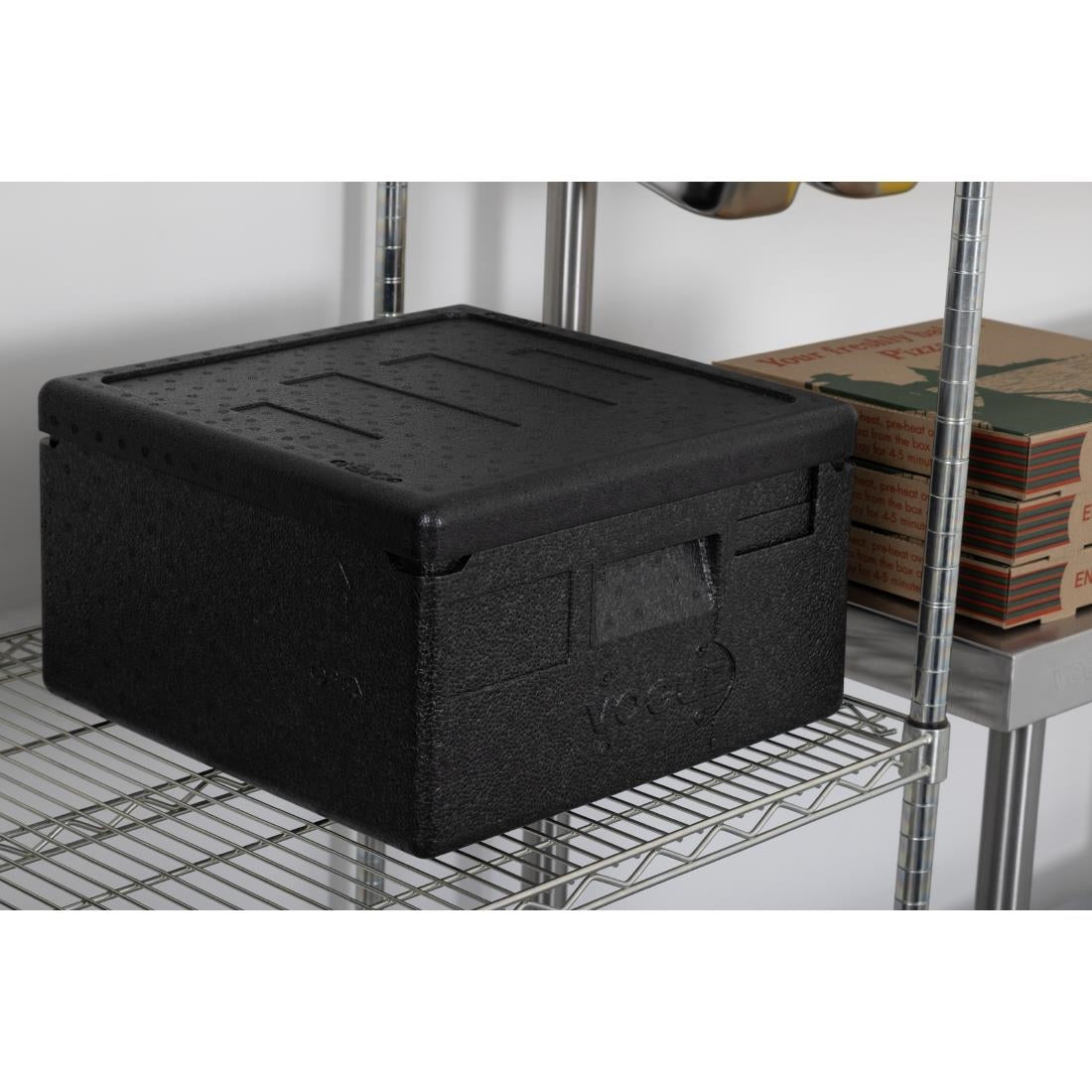 Vogue Insulated EPP Pizza Storage & Food Transport Box 22Ltr 4 Pizza Capacity - DX992