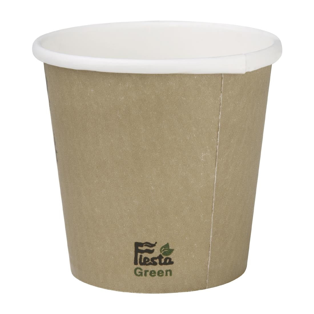 Fiesta Compostable Espresso Takeaway Cups Single Wall 114ml / 4oz (Pack of 50) - DY980