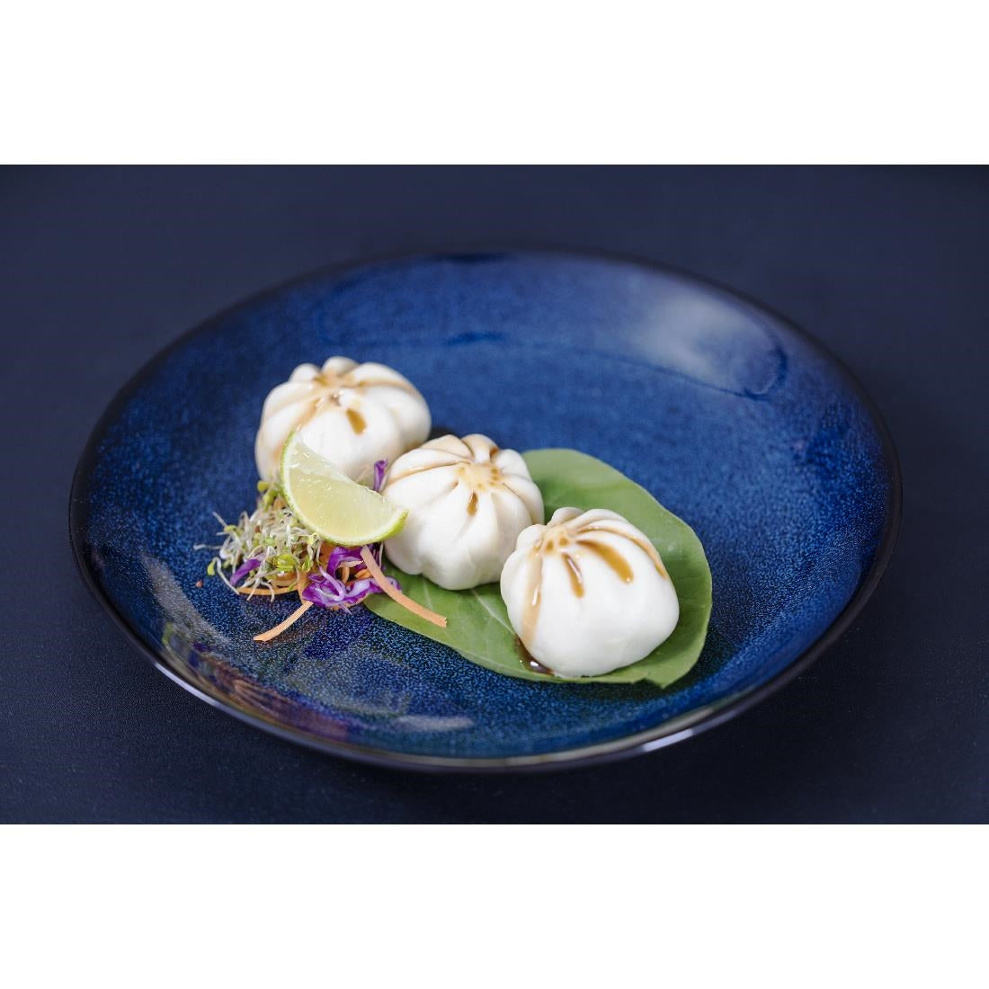 Olympia Luna Midnight Blue Coupe Plates 205mm (4 Pack) - DZ779
