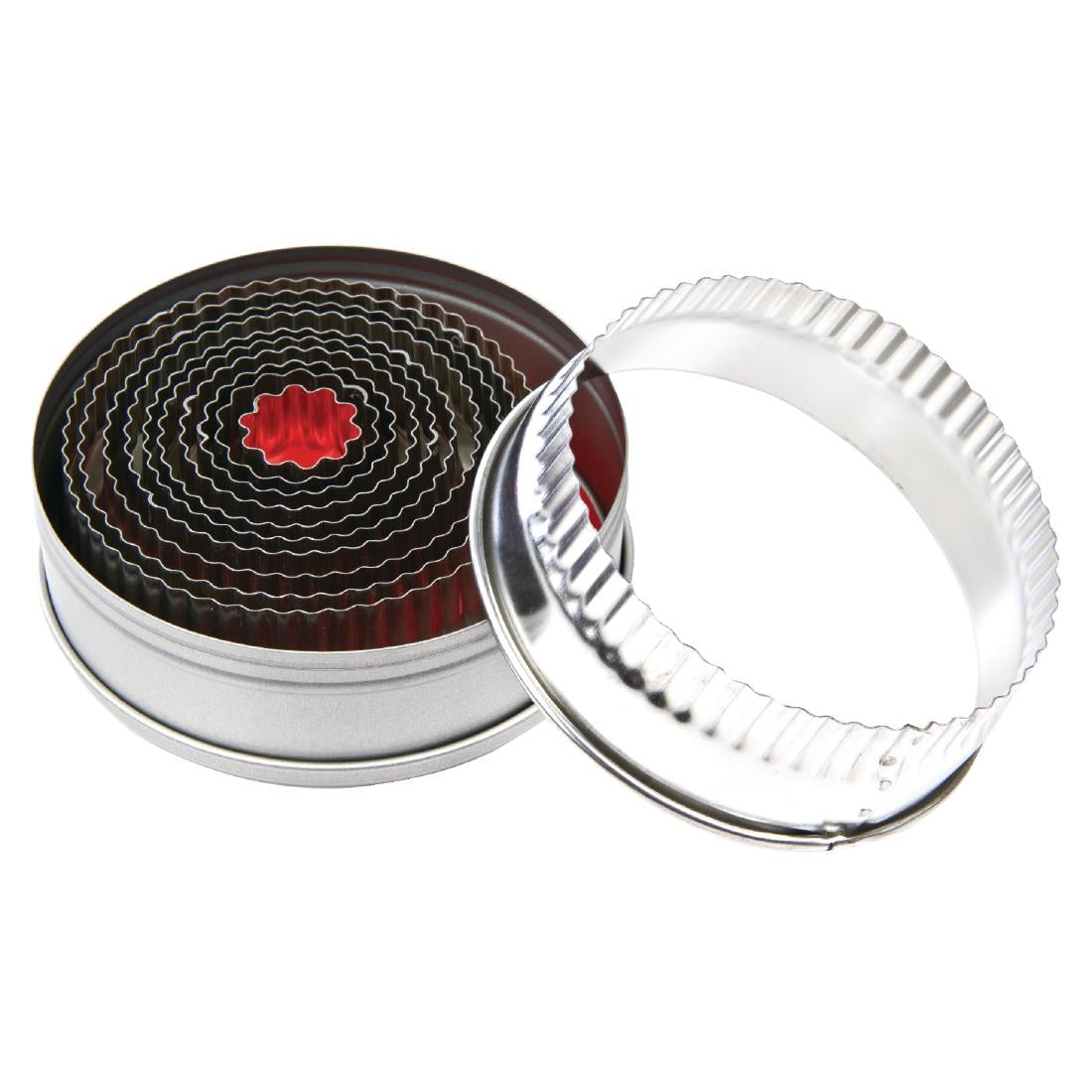 Vogue Round Fluted Pastry Cutter Set - E019