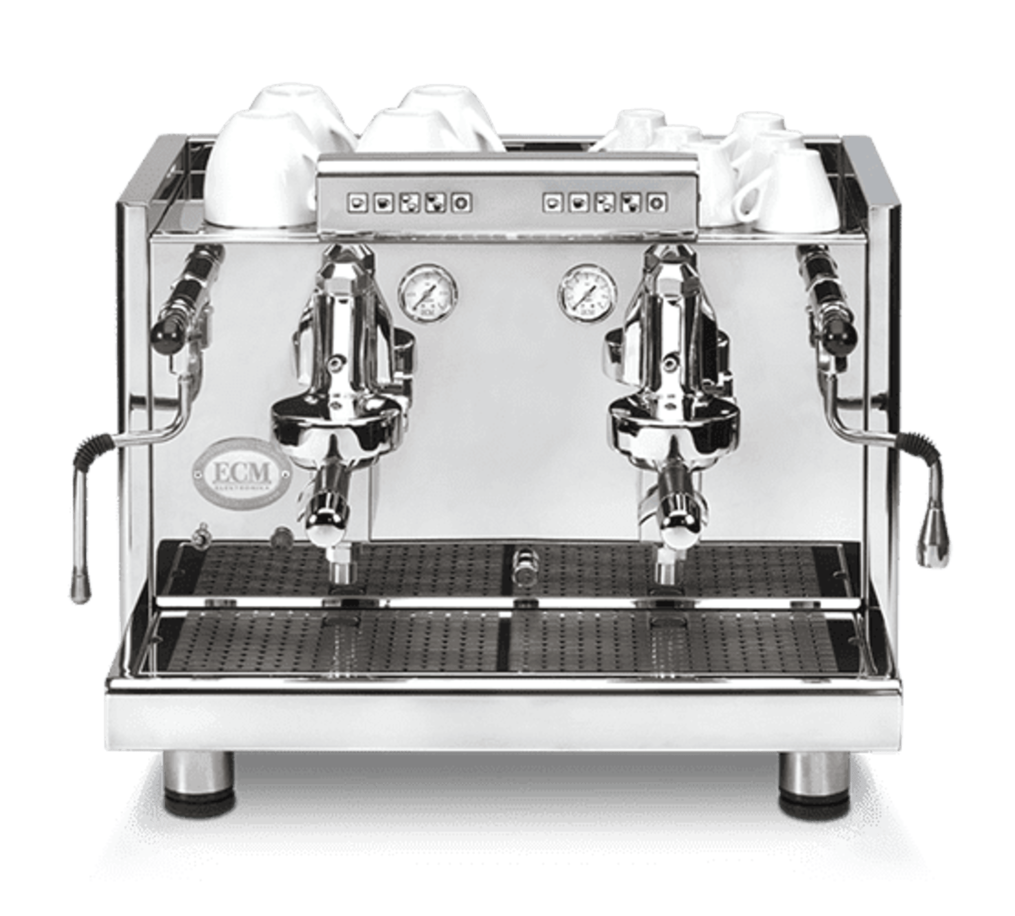 ECM Elektronika Profi Due - 2 Group Commercial Espresso Machine - Stainless Steel