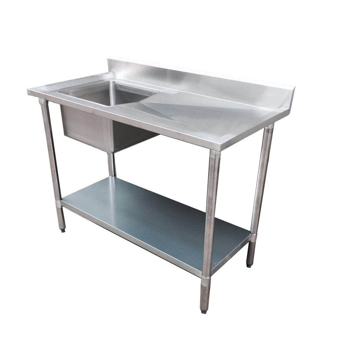 Modular Systems Single Sink Bench Left Handed 1200X700X900MM 1200-7-SSBL