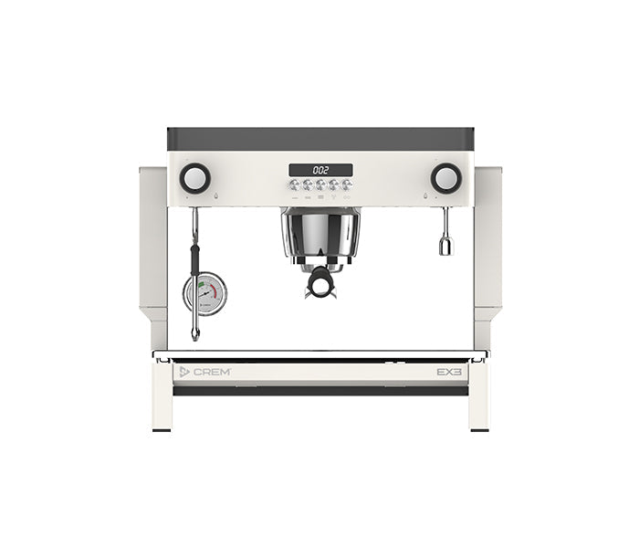 Expobar Crem EX3 High Cup - 1 Group Commercial Espresso Machine - White