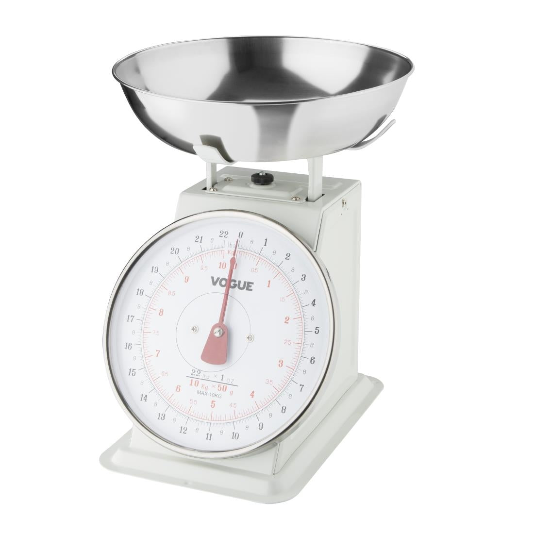 Vogue Kitchen Scale Bowl Top 10kg - Grad. 50g - F174