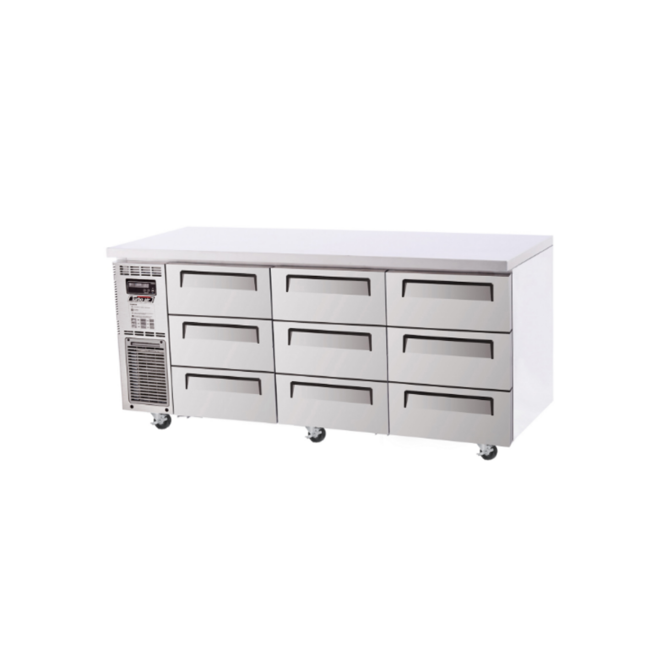 Turbo Air Undercounter 9 Drawer Fridge KUR18-3D-9-N