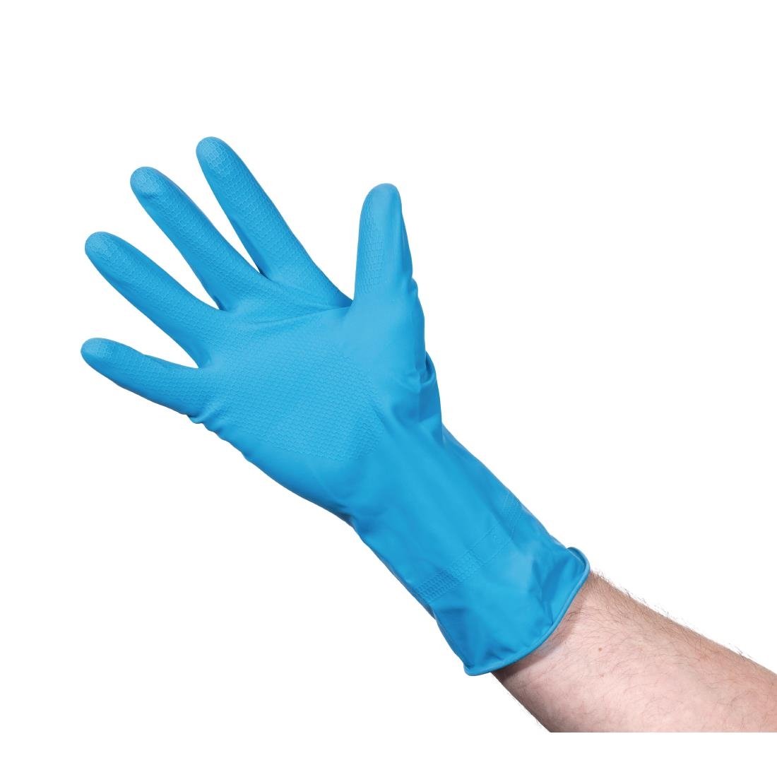 Jantex Household Glove Blue Medium - F953-M